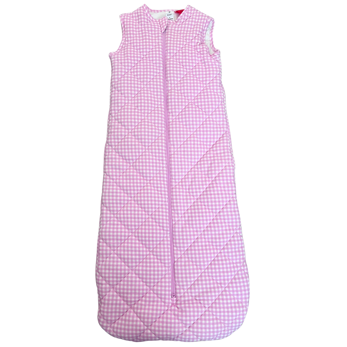 Target Pink Gingham 2.0 TOG Sleeping bag - size 18-24m