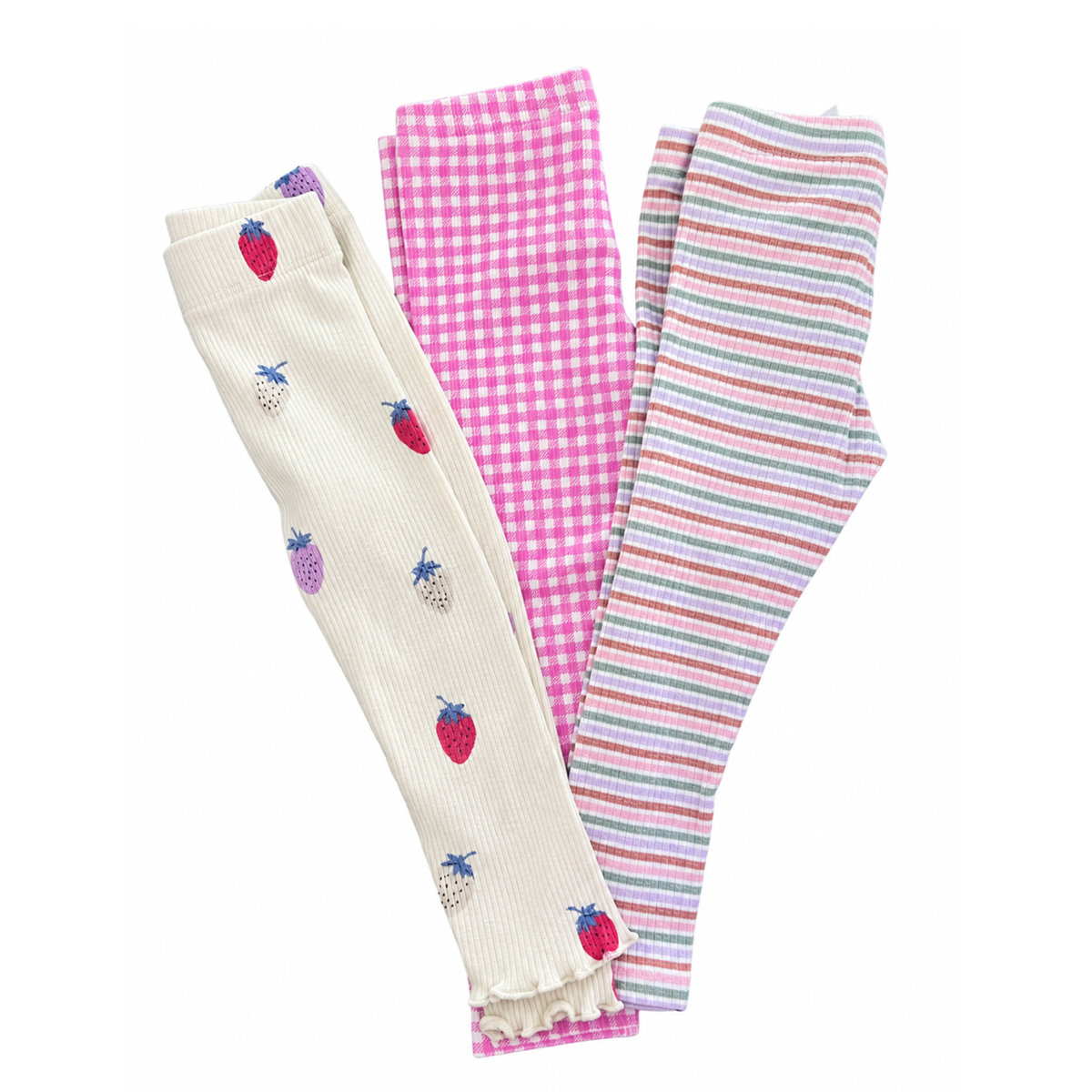 Stripe Ribbed Legging Set - size 2