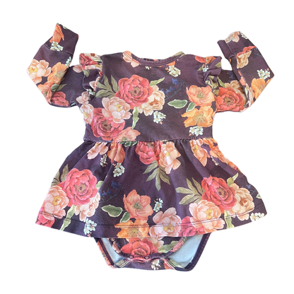 Snuggle Hunny Sienna Long Sleeve Organic Dress - size 0
