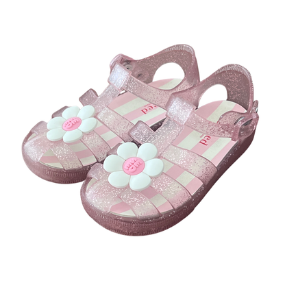 Seed Heritage Daisy Glitter Jelly Sandals - size 18-24m