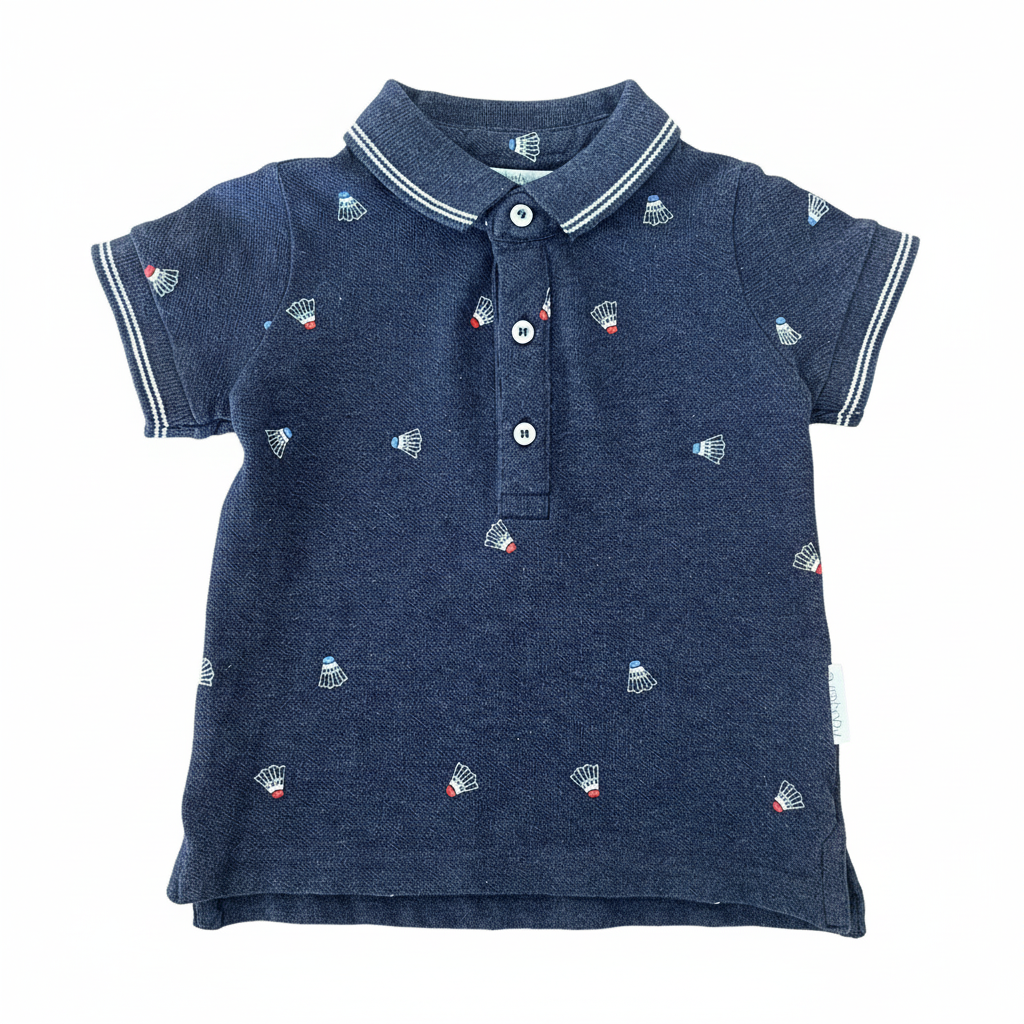 Purebaby polo shirt - size 00 image 0