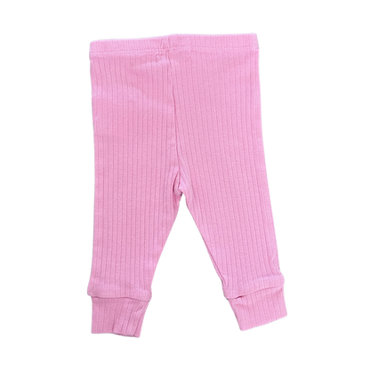 David Jones pink rib leggings - size 000 image 1