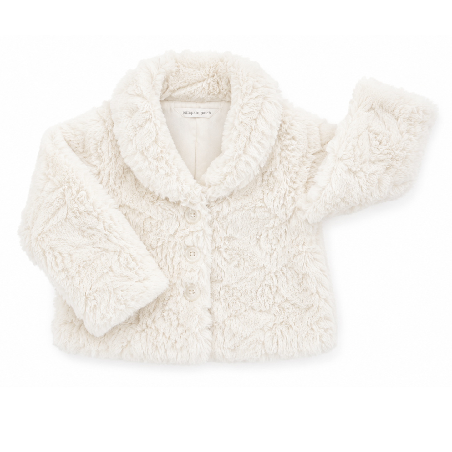Pumpkin Patch faux fur jacket - size 2 image 0
