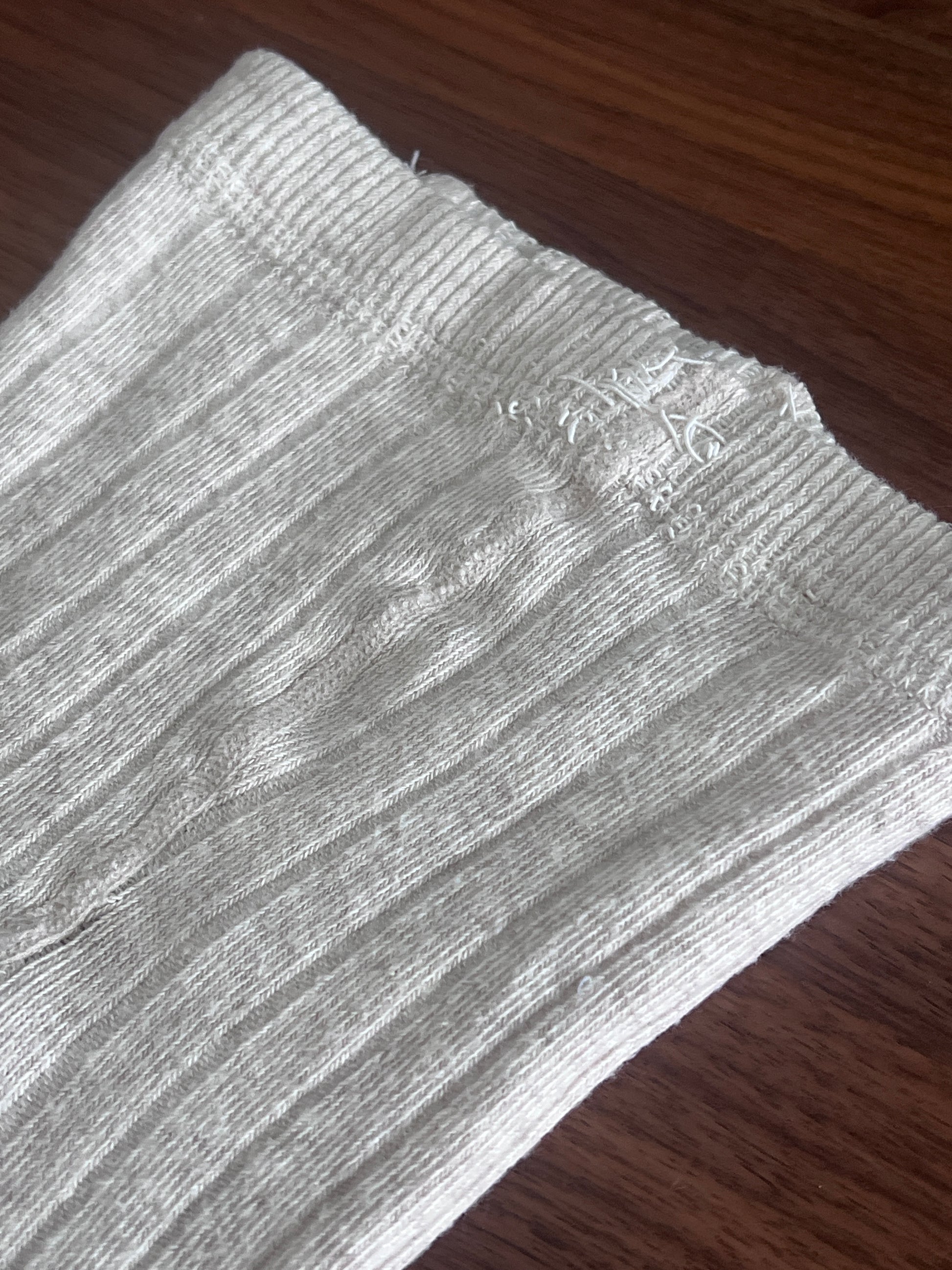 Purebaby neutral rib tights - size 3-5 years image 2