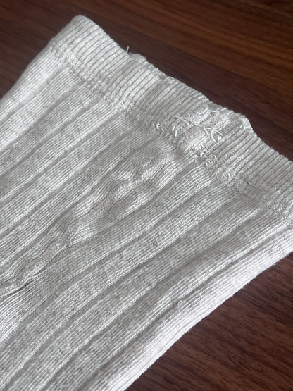 Purebaby neutral rib tights - size 3-5 years image 2