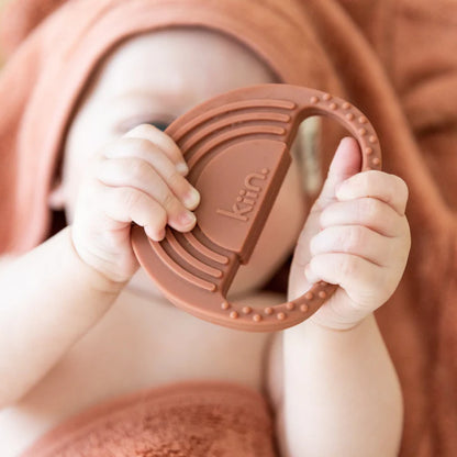 Kiin Silicone Rainbow Teether - Rosewood image 1