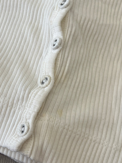 Jamie Kay Rib modal cardigan in milk - size 00 product image 3