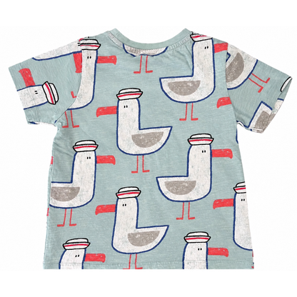 Jack & Milly Seagulls Tee - size 4