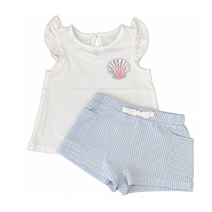 Tommy Bahama Girls Top & Short Set  - size 2
