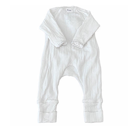 Bonds White Pointelle Cozysuit - size 00000