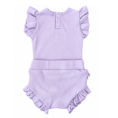 Snuggle Hunny Jacaranda Bodysuit & Bloomers Set - size 00