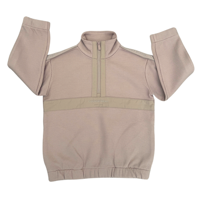 Country Road waffle splice sweat in almond - size 3