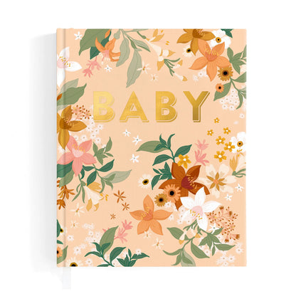 Fox and Fallow baby milestones book years 0-6 - floral image 0