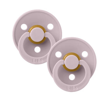 BIBS round dummy 2pk - Dusky Lilac image 2