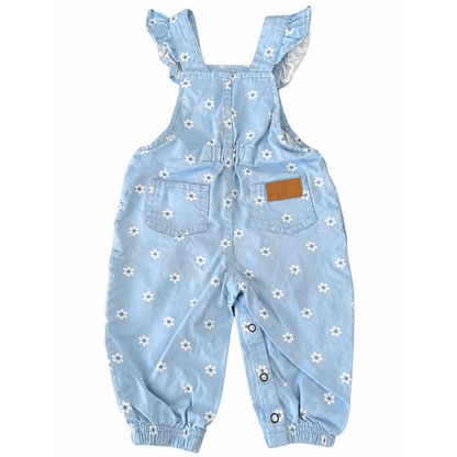 Huxbaby Ditsy Floral Frill Overall - size 0