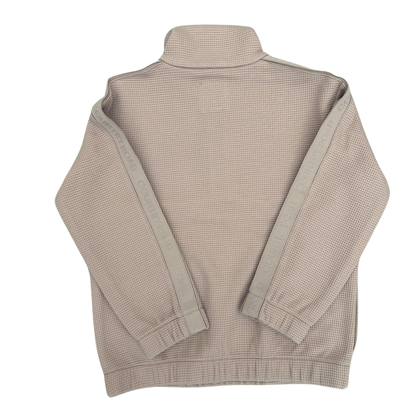 Country Road waffle splice sweat in almond - size 3