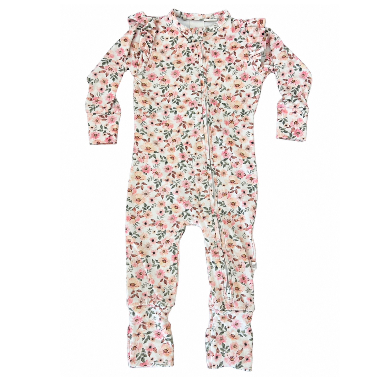 Snuggle Hunny Spring Floral Organic Growsuit - size 0