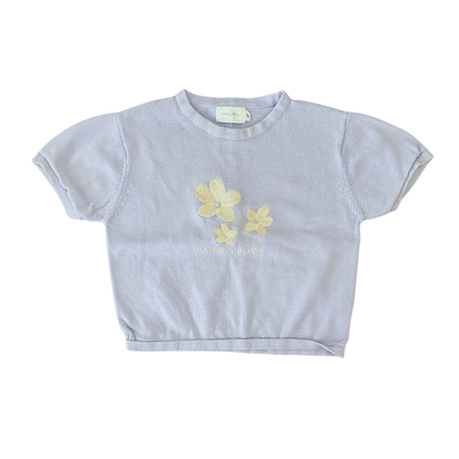 Darling Adeline Lilac Posy Knitted Set - size 2