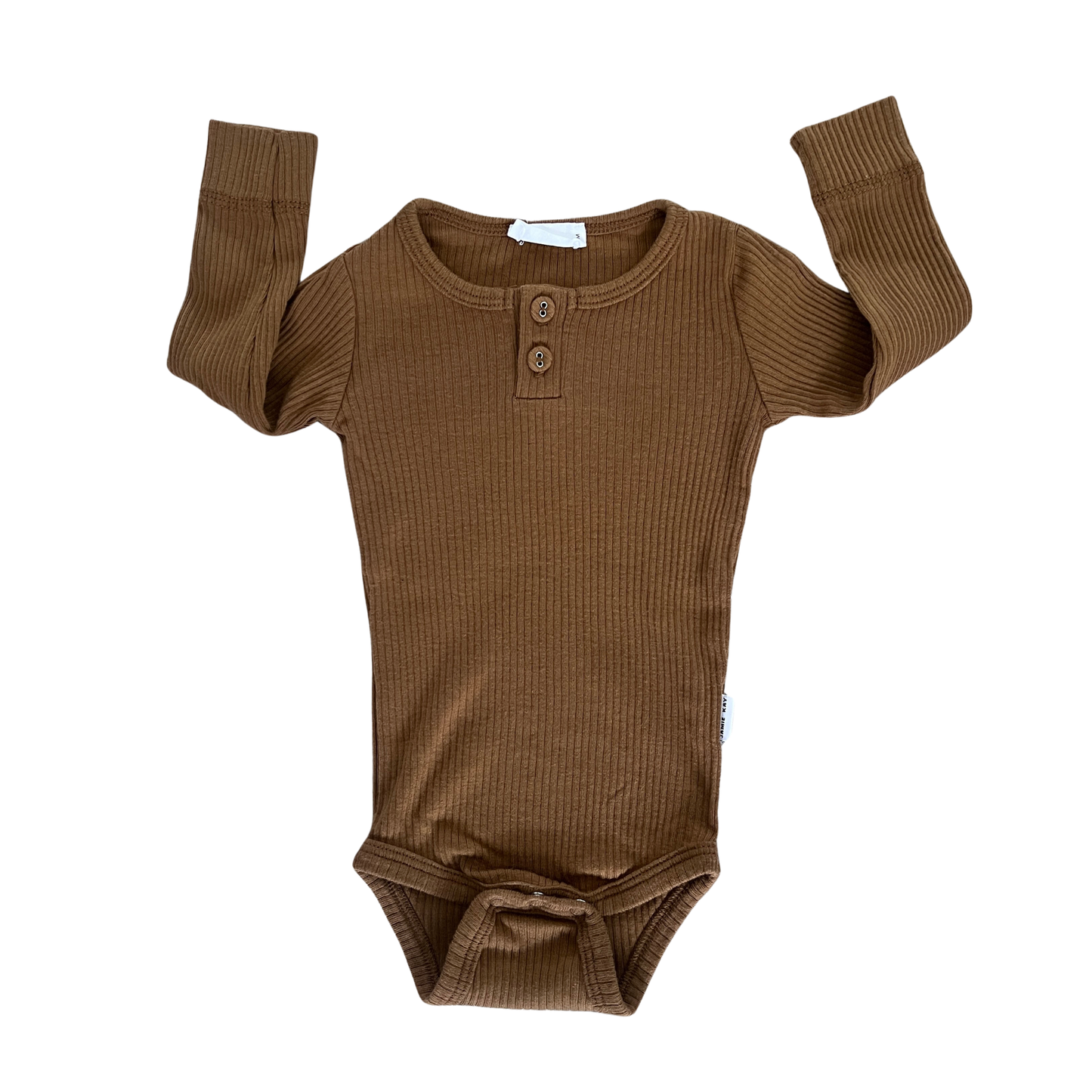 Jamie Kay Long sleeve modal bodysuit in cinnamon - size 00