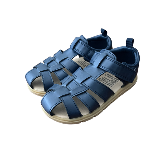 Closed toe sandals in navy - size EU 28