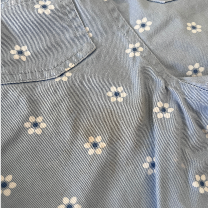 Huxbaby Ditsy Floral Frill Overall - size 0