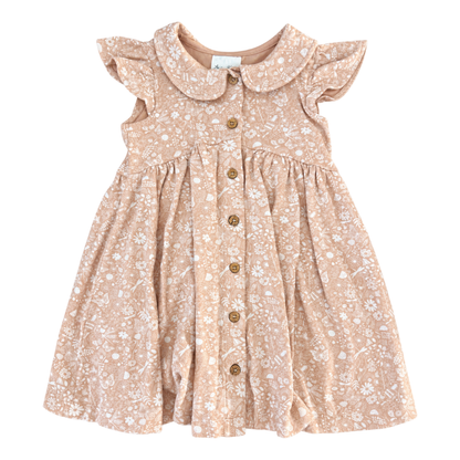 Aster & Oak Floral Button Dress - size 3