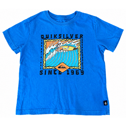 Quicksilver Retro Skull Tee - size 4