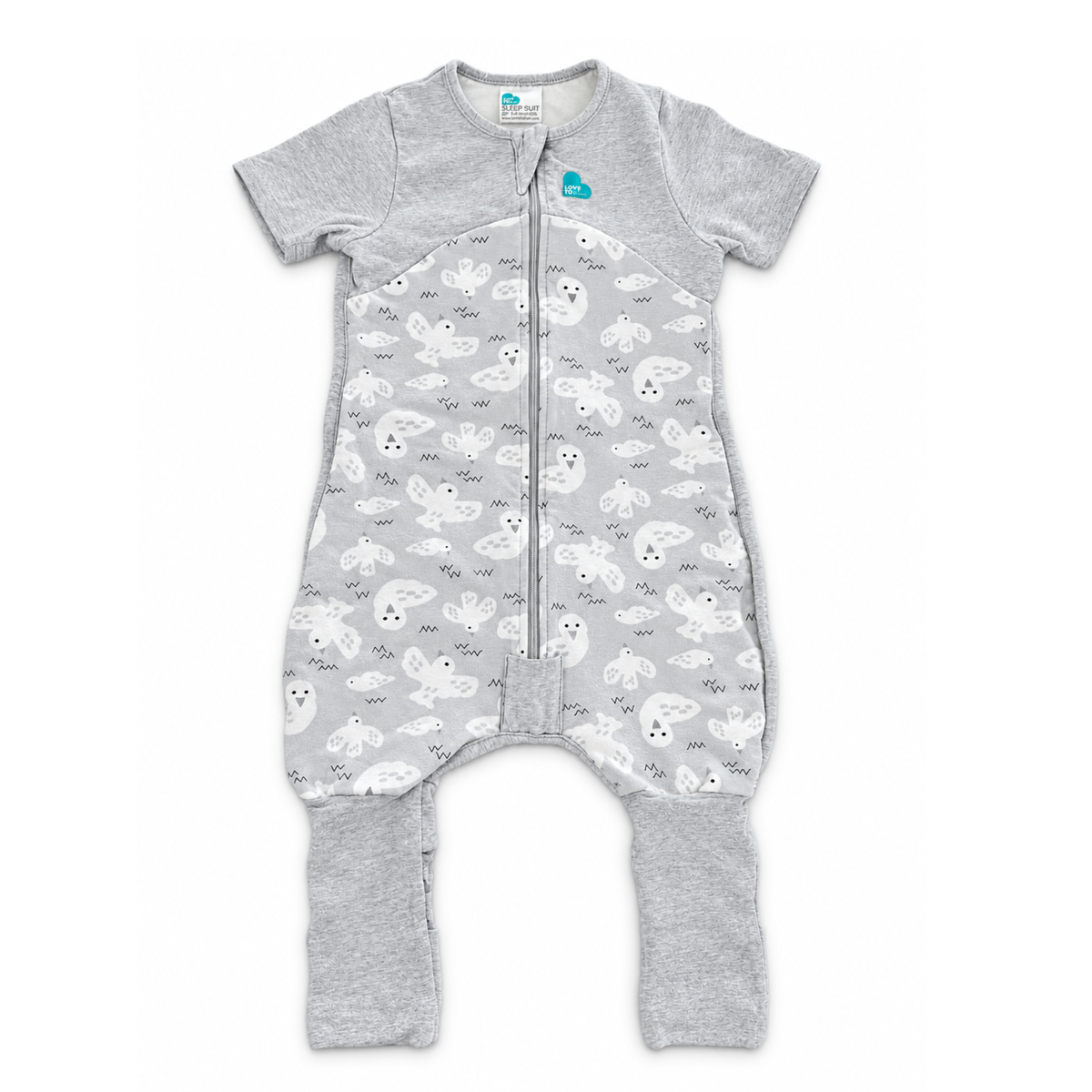 Love To Dream Grey Doves 1.0 TOG Sleep Suit - size 0