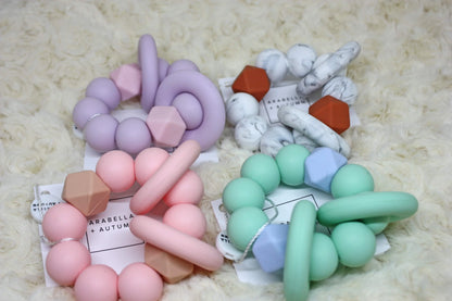 Arabella + Autumn silicone ring teether image 0