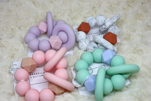 Arabella + Autumn silicone ring teether image 0