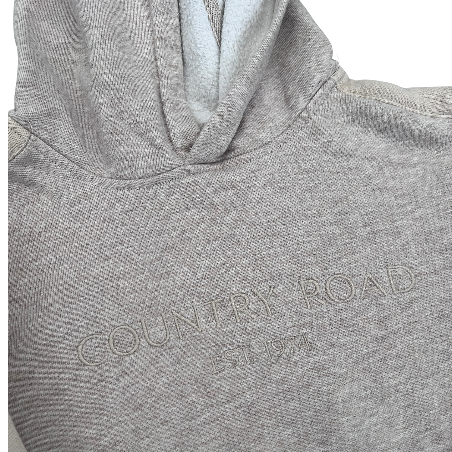 Country Road panelled hooded sweat - size 3
