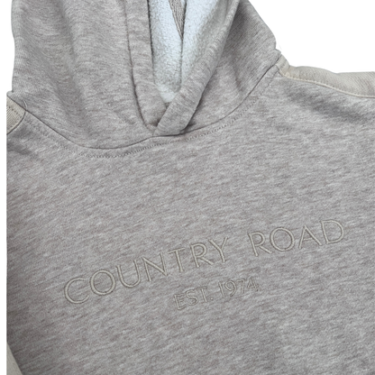 Country Road panelled hooded sweat - size 3
