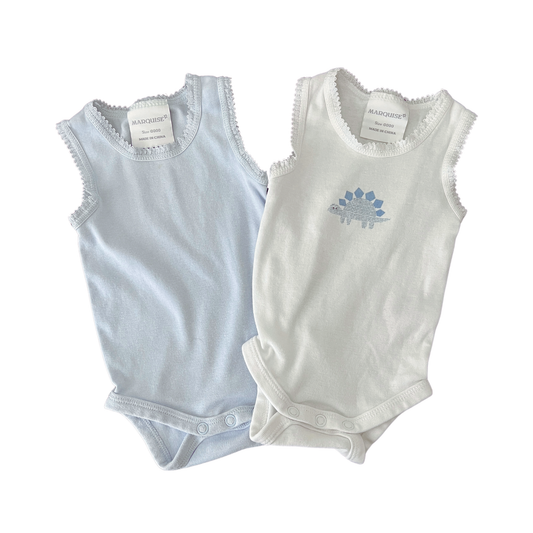 Marquise 2pk bodysinglet - size 0000
