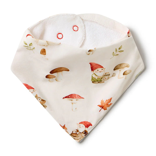 Snuggle Hunny gnomes dribble bib image 0