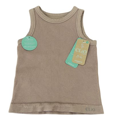 CLiO Ecostyle Bamboo Singlet in Mocha - size 00