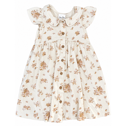 Aster & Oak Posy Floral Button Dress - size 4