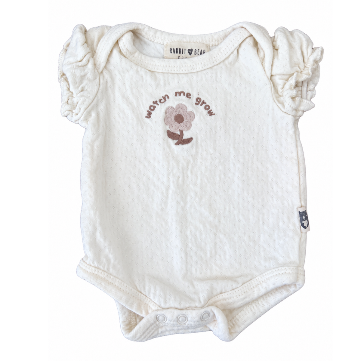 Rabbit+Bear Organic Jacket, Romper & Pants Set - size 000