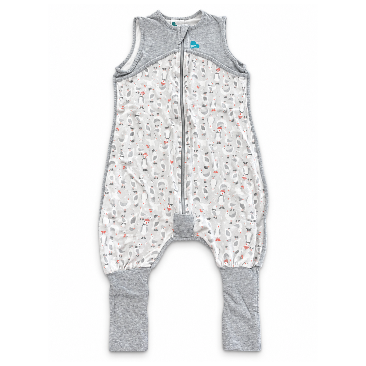 Love To Dream 0.2 TOG Sleep Suit in Seagulls Grey - size 1