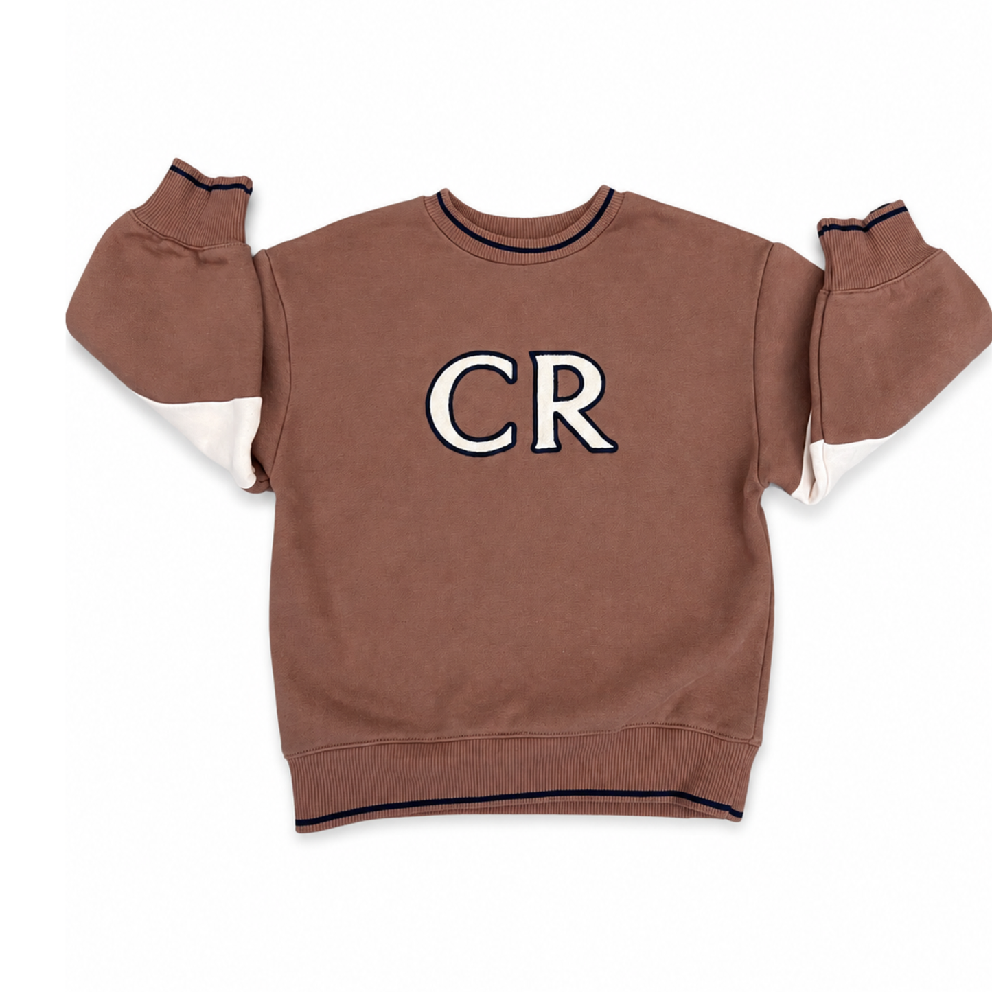 Country Road panelled sweat in camel - size 3
