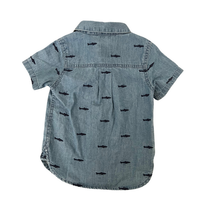 Country Road shark shirt  - size 1 image 1