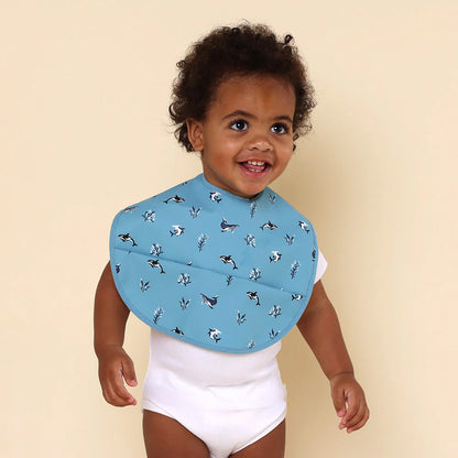 Snuggle Hunny blue ocean snuggle bib image 2