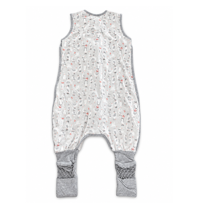 Love To Dream 0.2 TOG Sleep Suit in Seagulls Grey - size 1
