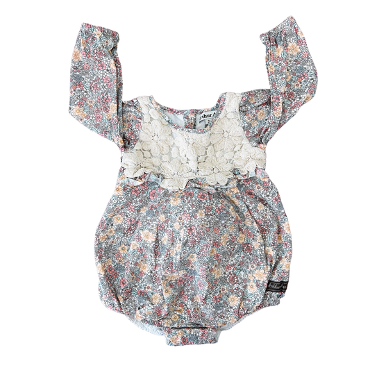 Arthur Ave Floral onesie - size 2