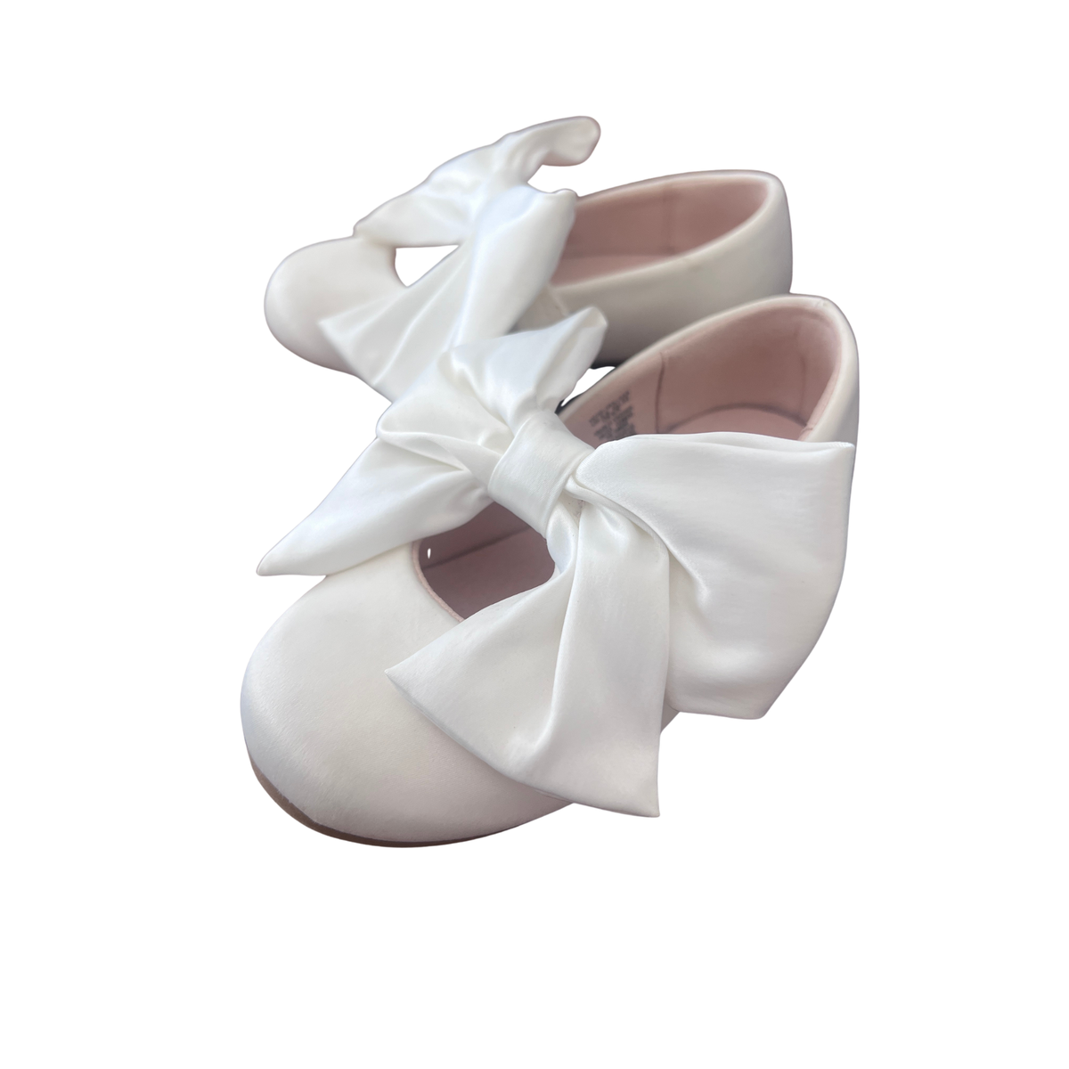 NEXT White Bow Mary Jane Shoes - size EU 22