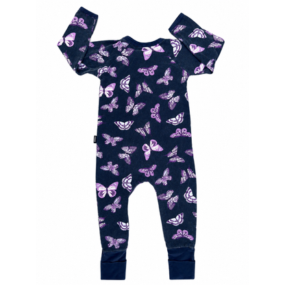 Bonds Wondersuit in navy butterfly - size 1
