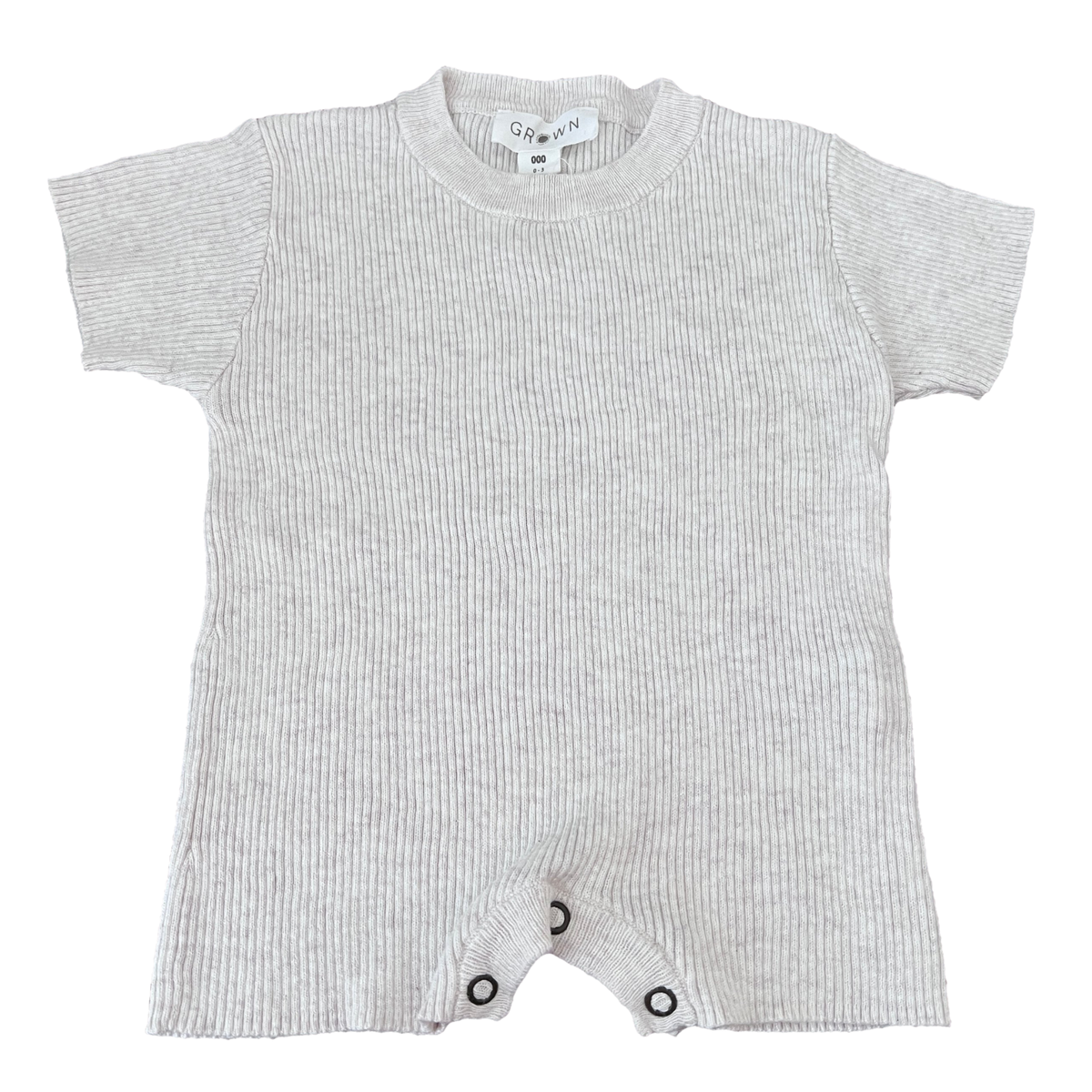 Grown Knitted Rib Playsuit - size 000