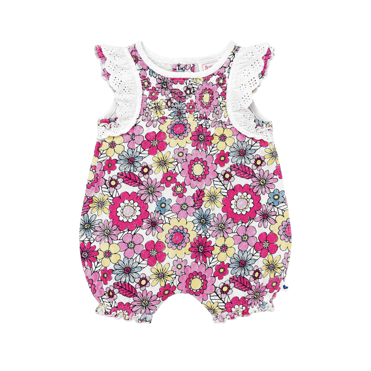Sprout floral romper - size 0 image 0