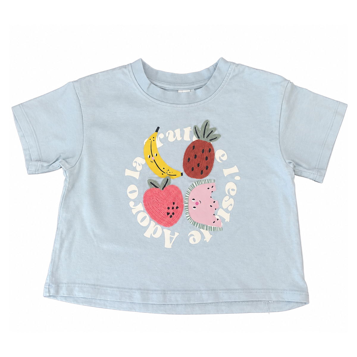 Target Textured Fruit Tee - size 2
