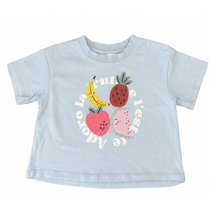 Target Textured Fruit Tee - size 2