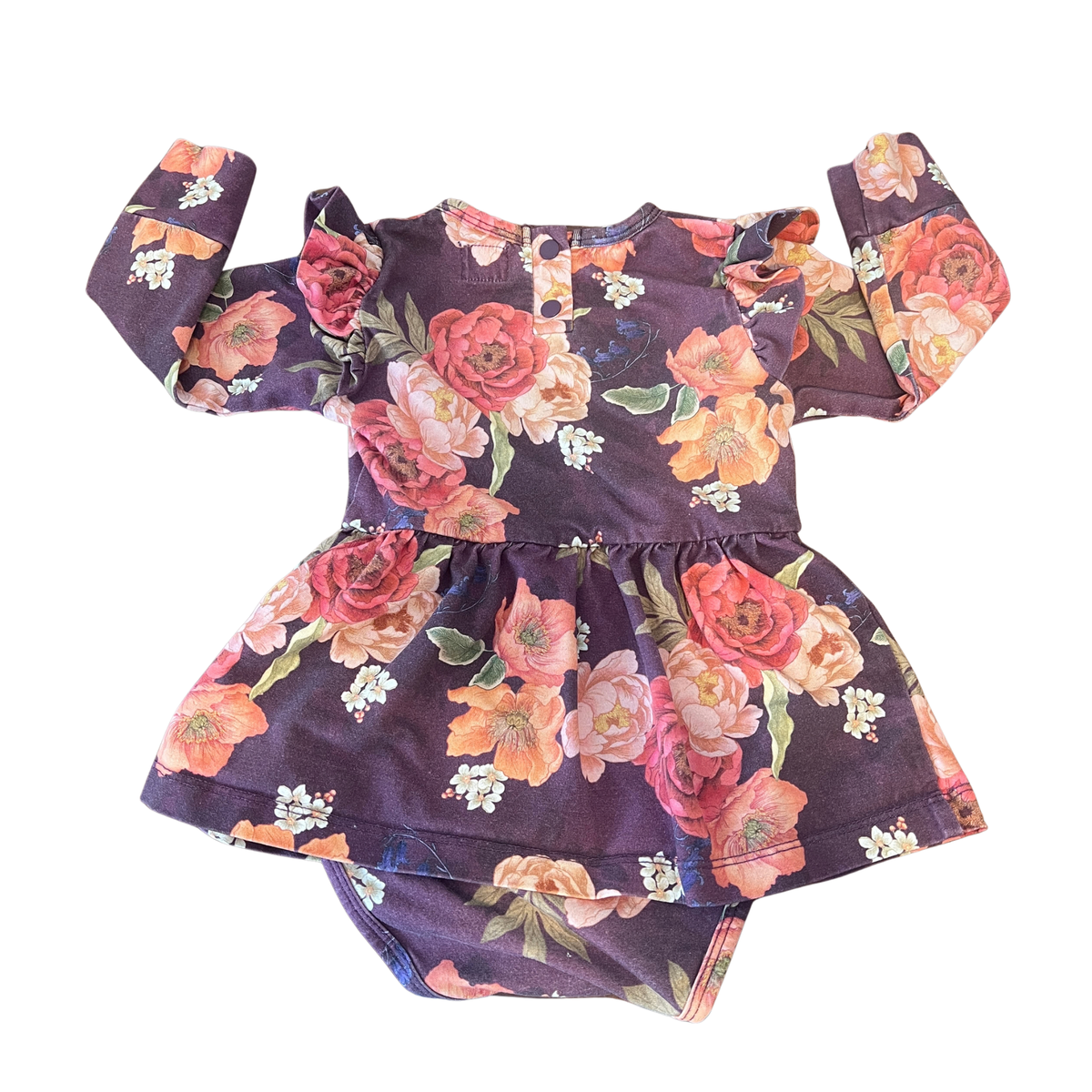 Snuggle Hunny Sienna Long Sleeve Organic Dress - size 0
